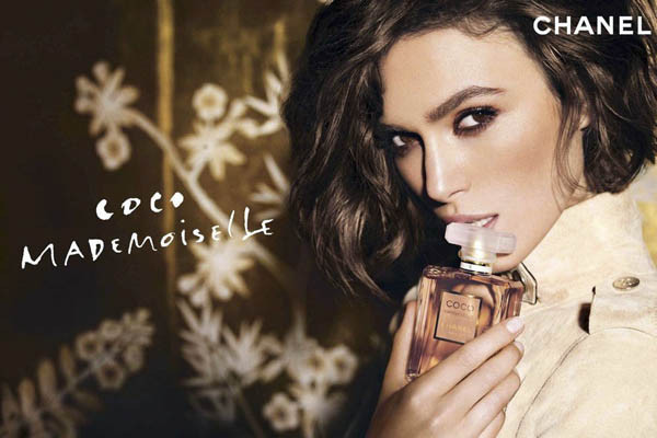 Keira Knightley for Chanel, 2007, Most Memorable Celebrity Ad Campaigns