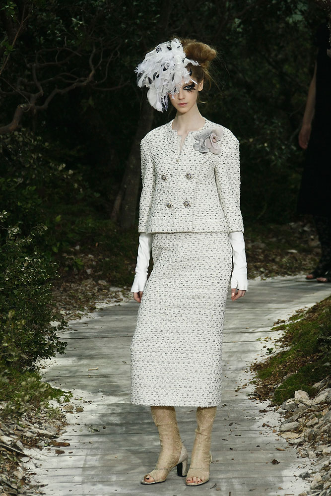 chanel inspired tweed suit
