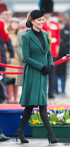 Prince William And The Duchess Of Cambridge Attend A St Patrick's Day Parade