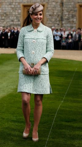 The Duchess Of Cambridge Attends The National Review Of The Queen's Scouts At Windsor Castle