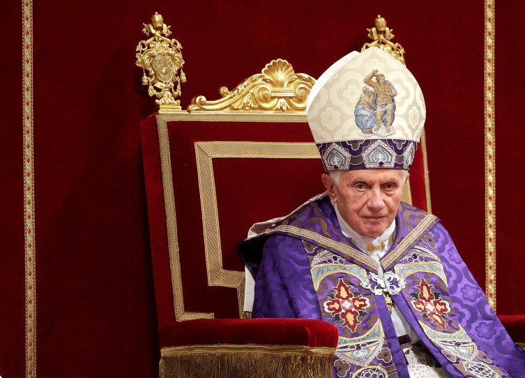 Hanging Up His Hat Pope Benedict’s History of Fanciful Headwear